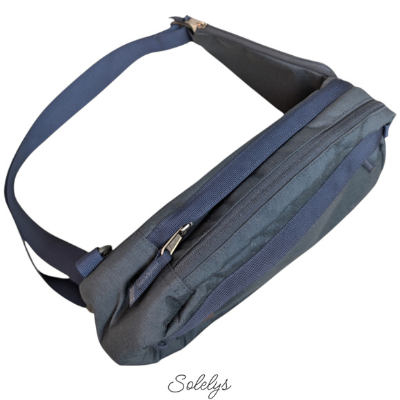 The North Face Field Bag Adjustable Crossbody 7L Blue RARE Large Original Style - Picture 9 of 12